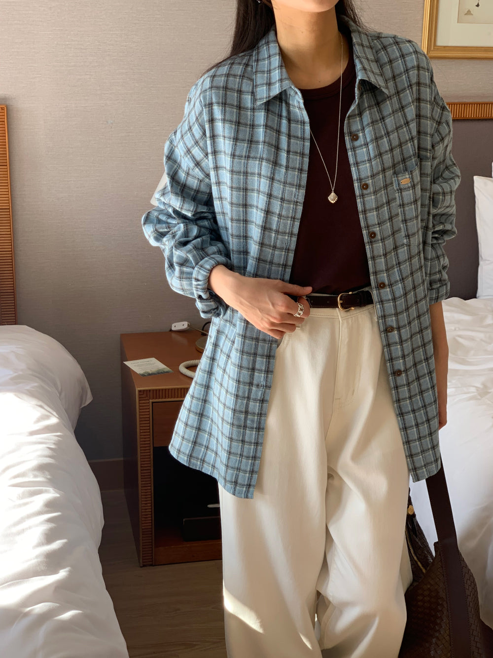 tint check gimo shirt-2col