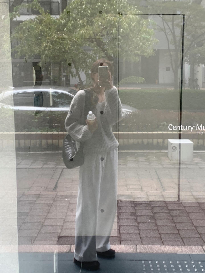 liter daina alpaca v neck knit-3col