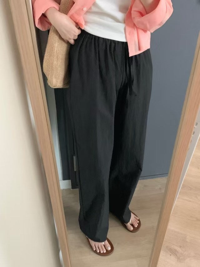 Mive washa banding pants-4col