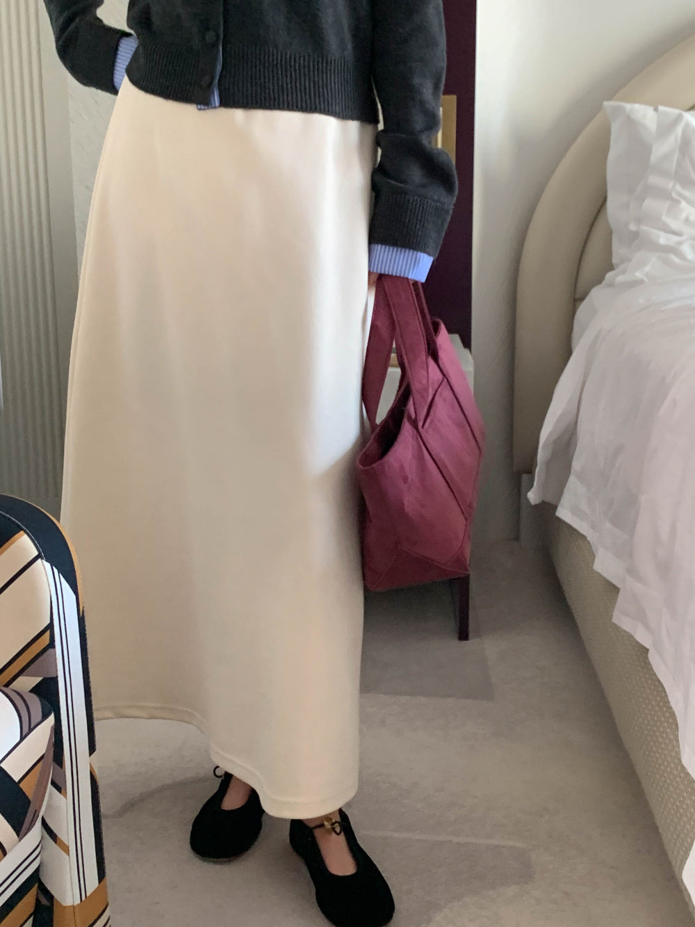 Macaron banding skirt-4col