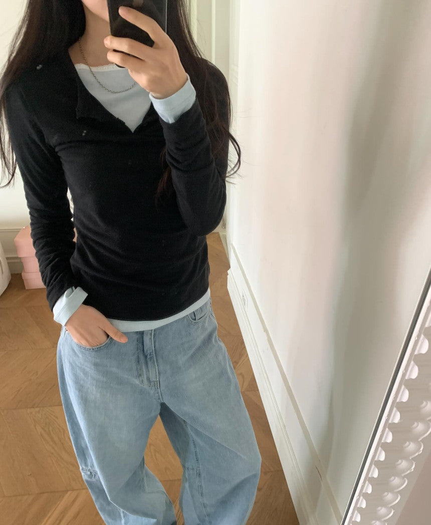 one off-shoulder T-5col