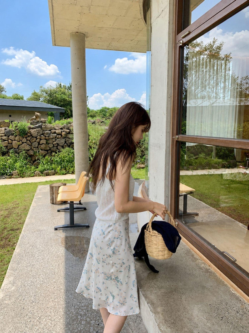 Flower skirt-2col