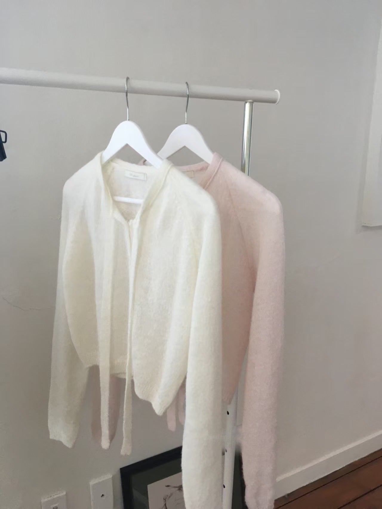 mamel alpaca tie cardigan-2col