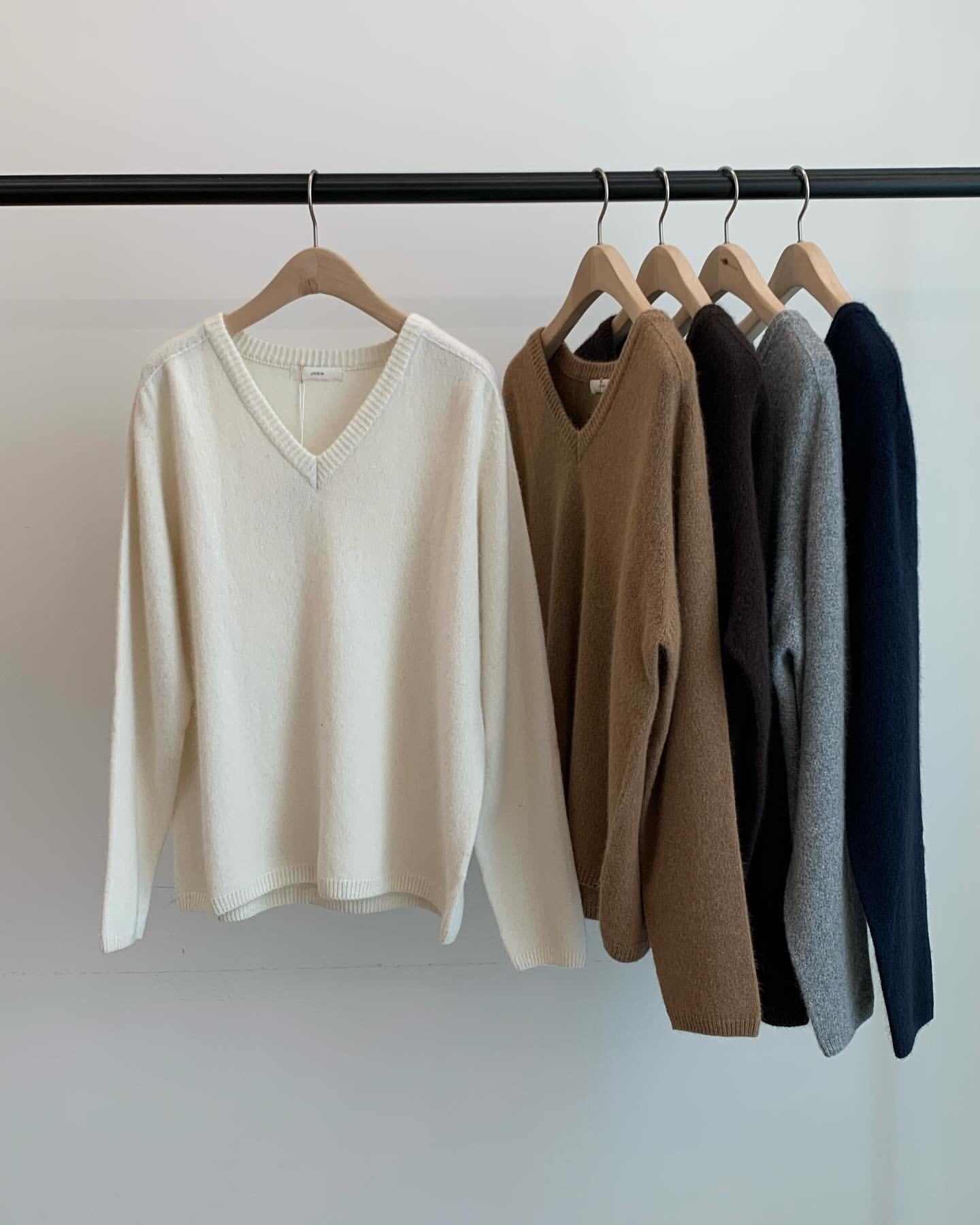 Cashmere airy knit-5col