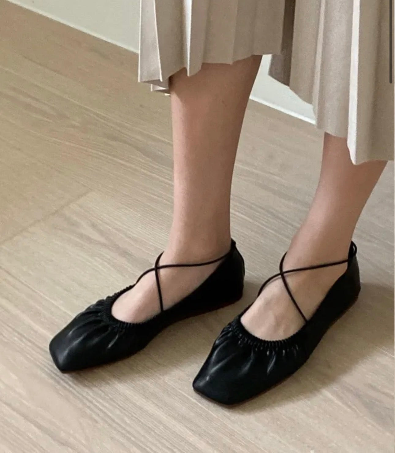 soft shirring flat