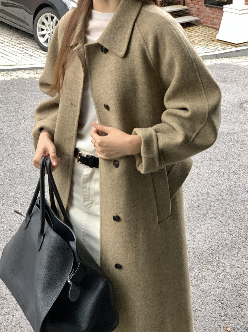 Serin shetland hadmade coat-2col