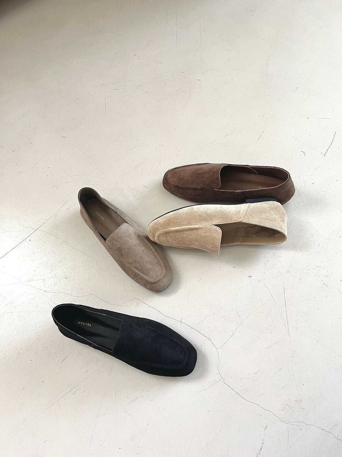 Suede Soft Loafers-4col