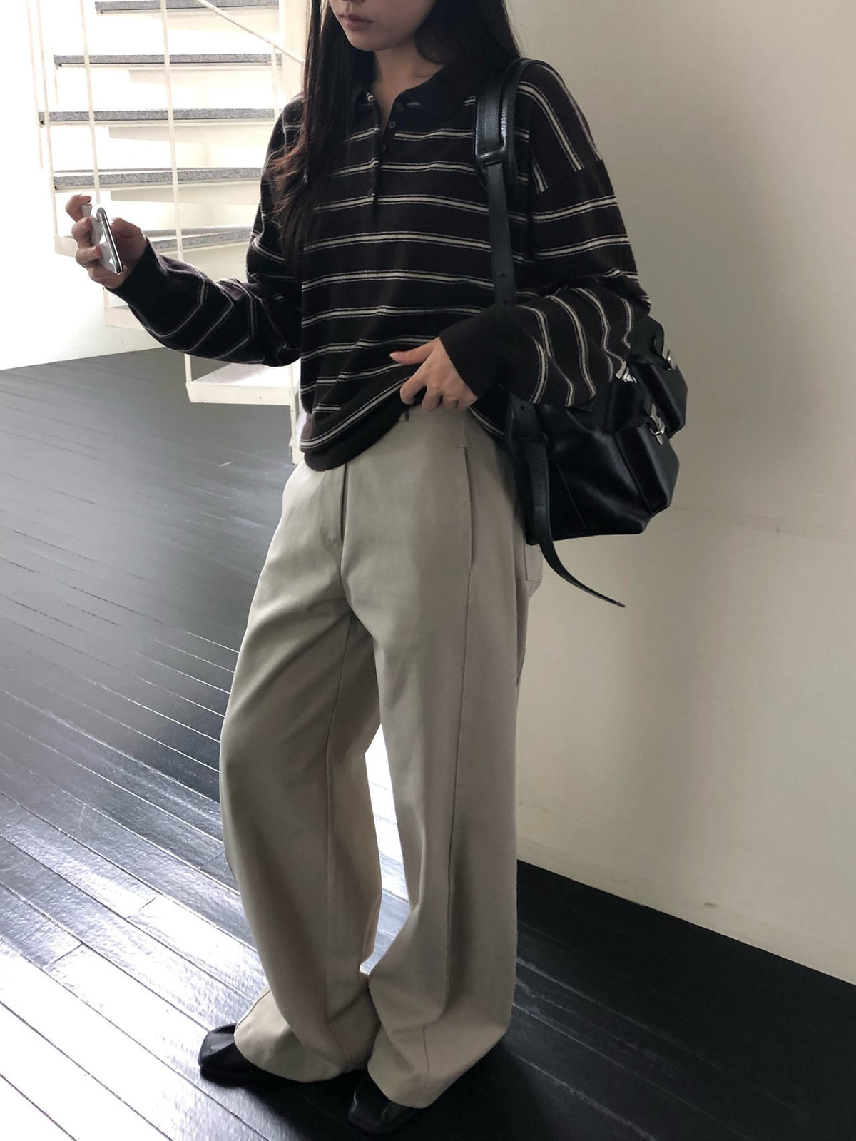 urban stripe knit-3col