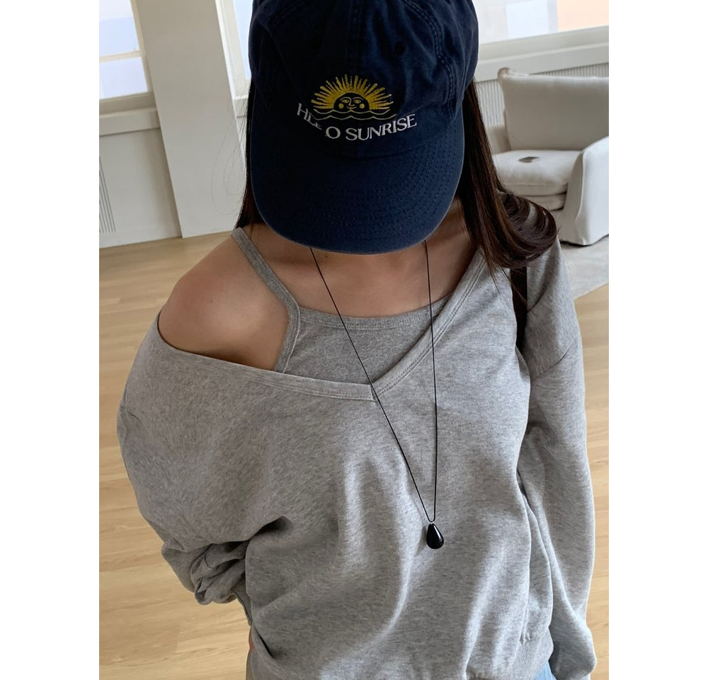 Preto Sweatshirt Set-4col