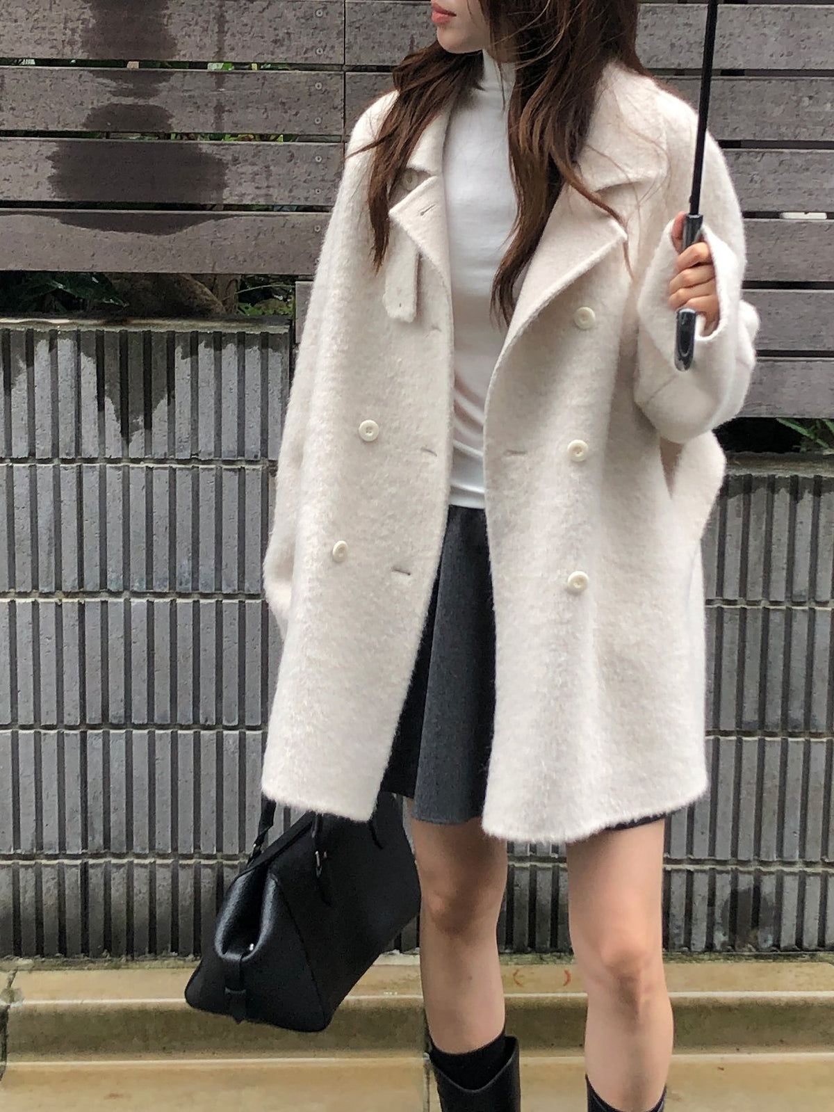 colette boucle handmade coat-2col