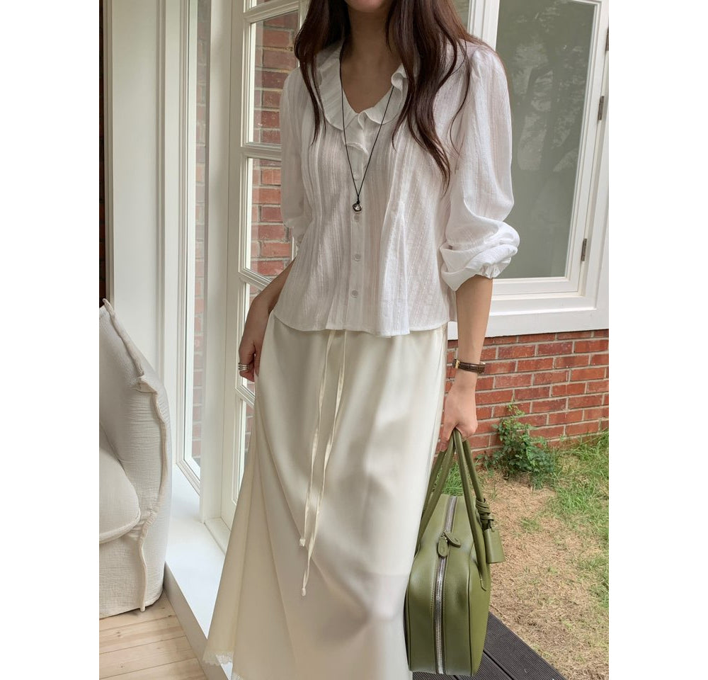 Moai Blouse-2col