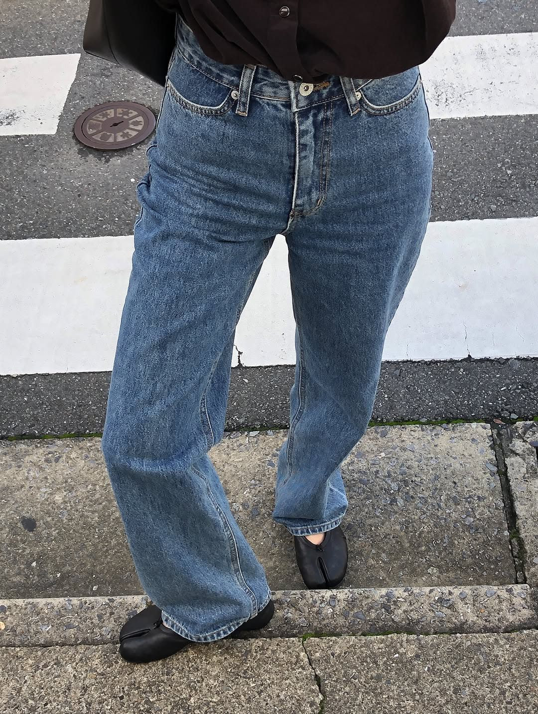 lien straight-fit denim