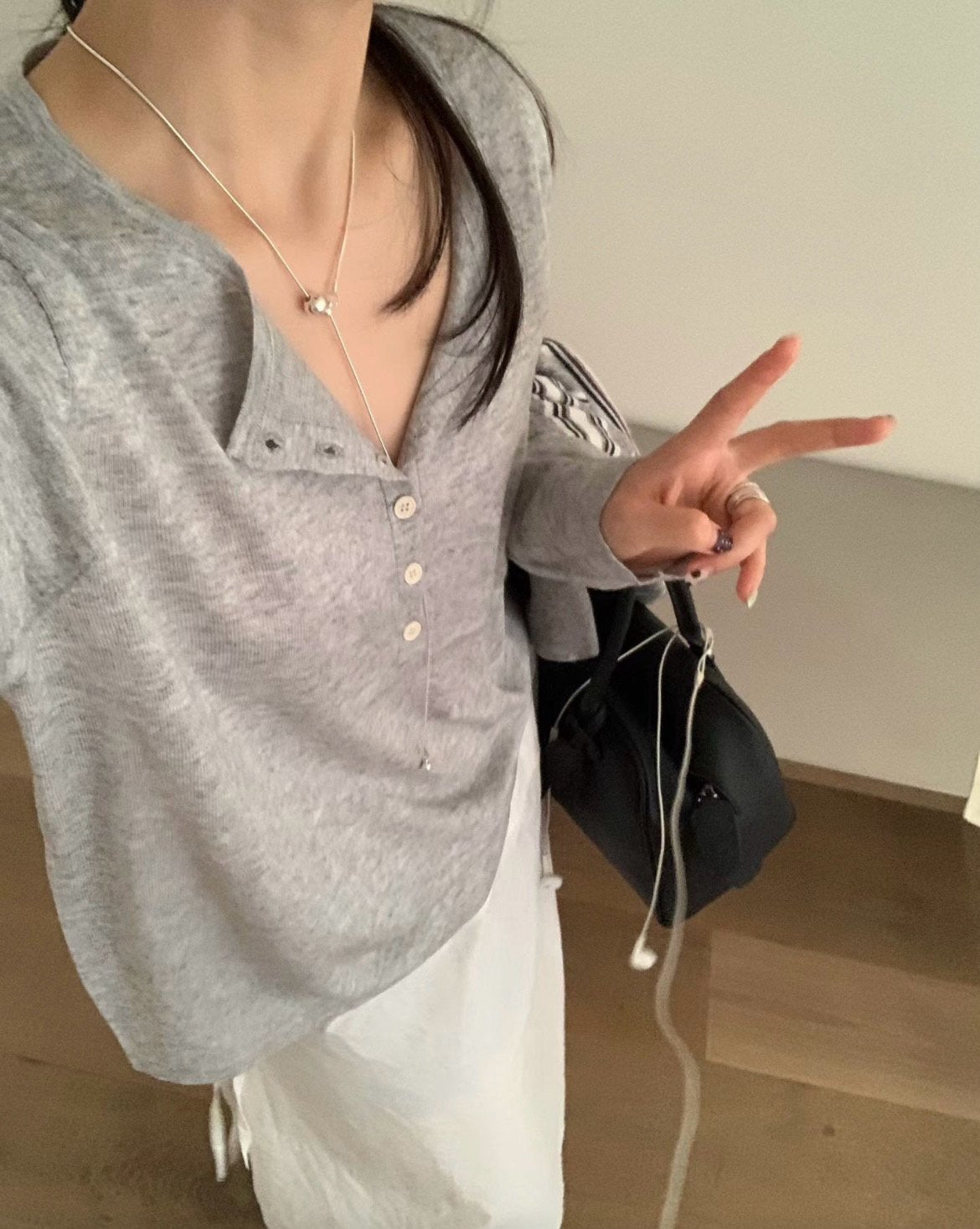 button knit-4col