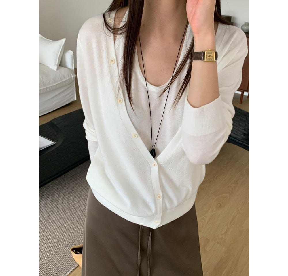 Colin Cardigan Set-4col