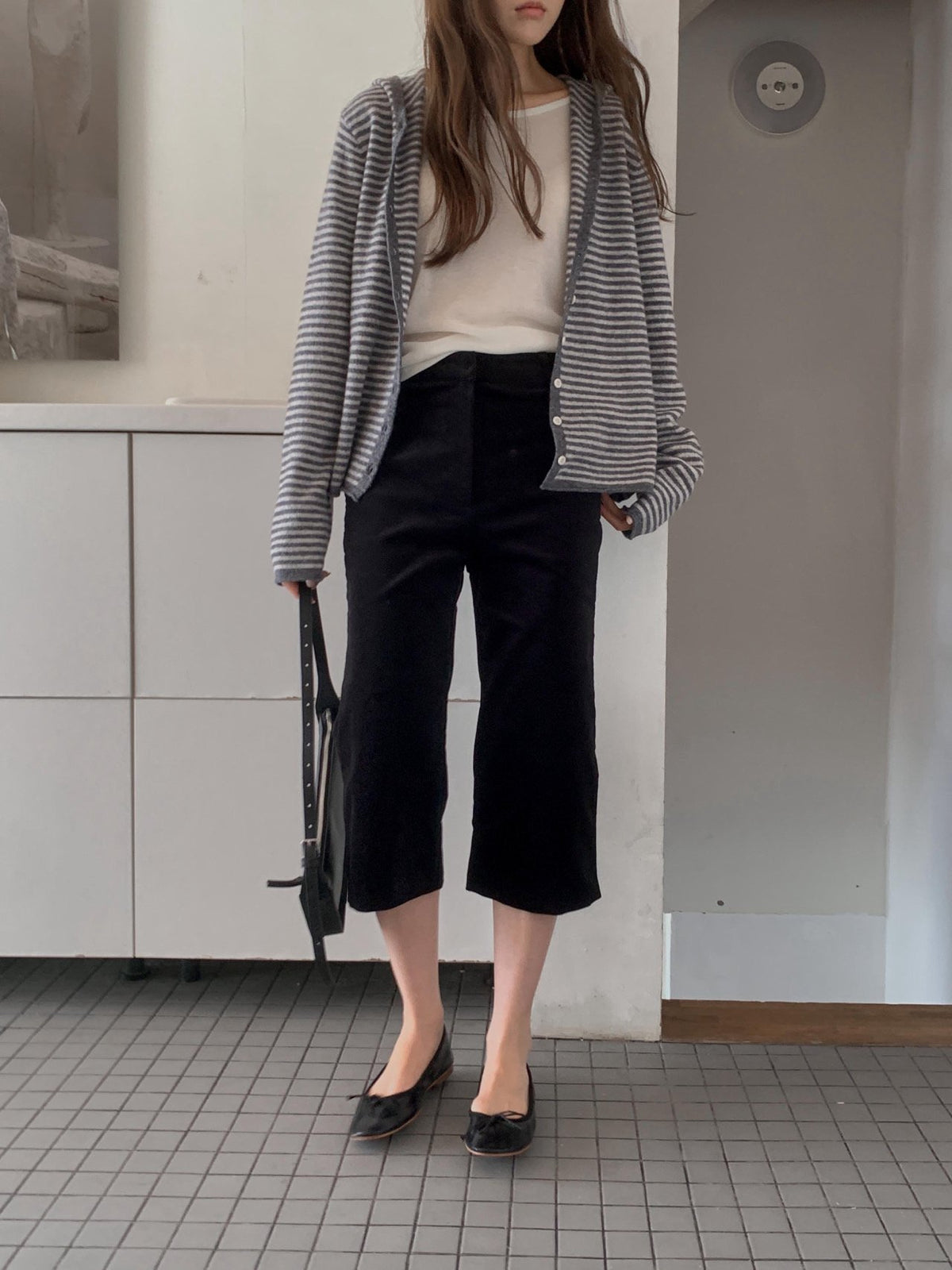 velvet capri pants