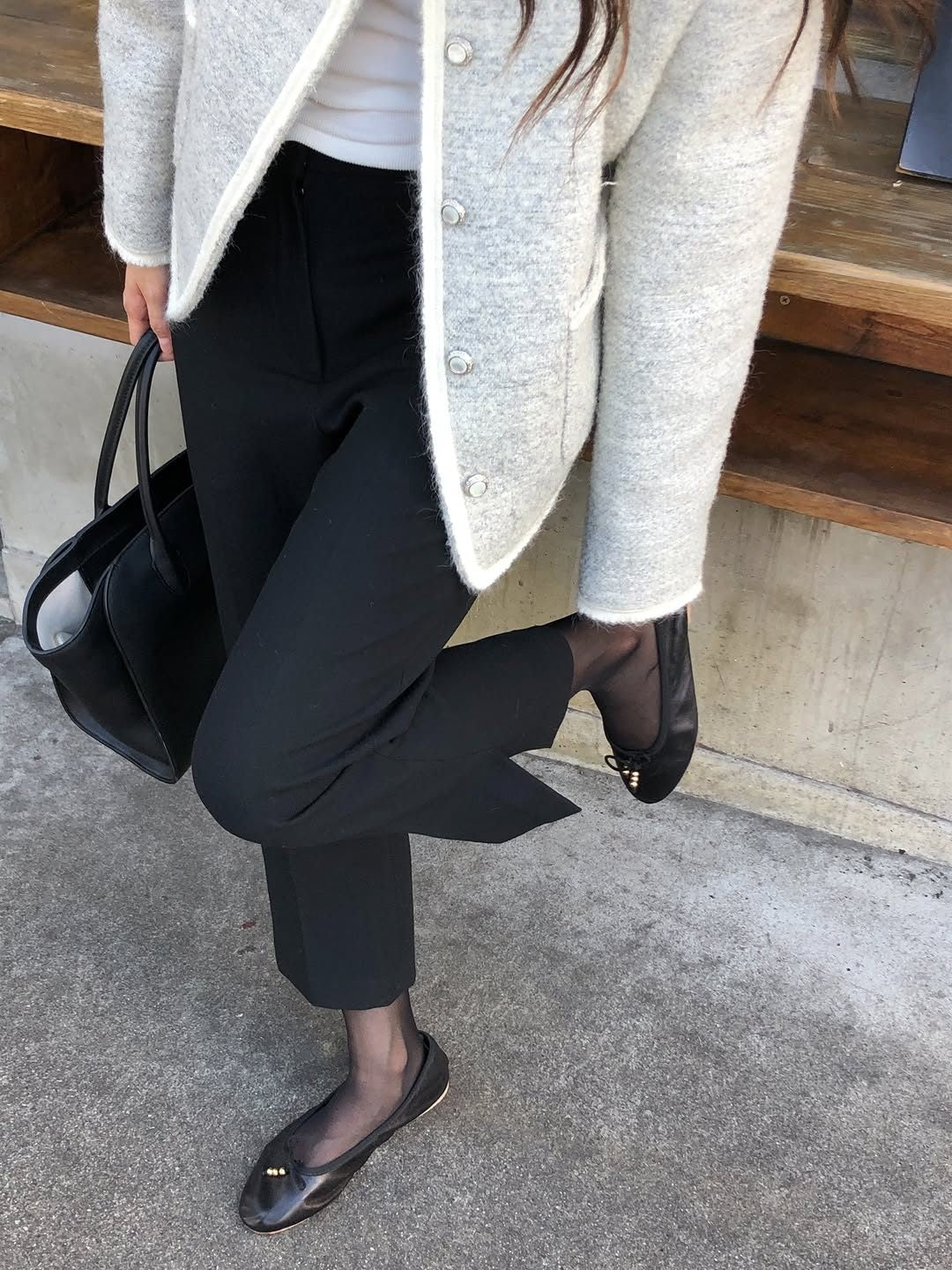 rowen contrast tweed jacket
