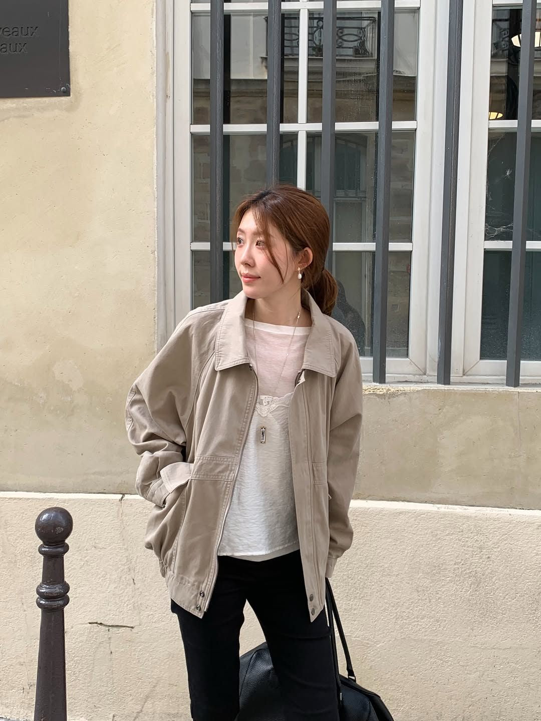 Aven utility washed blouson-2col