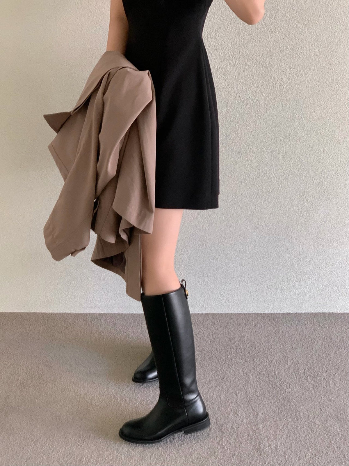 classic d-ring long boots