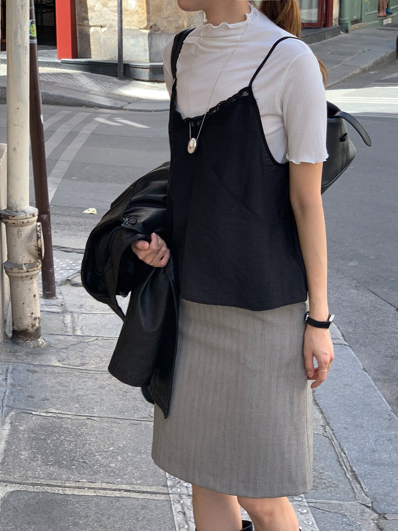 Loen half neck rib T-4col