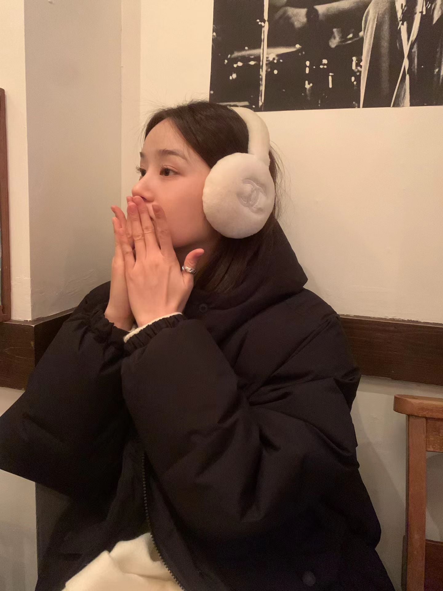 Ounce pocket hood duck down jumper-2col