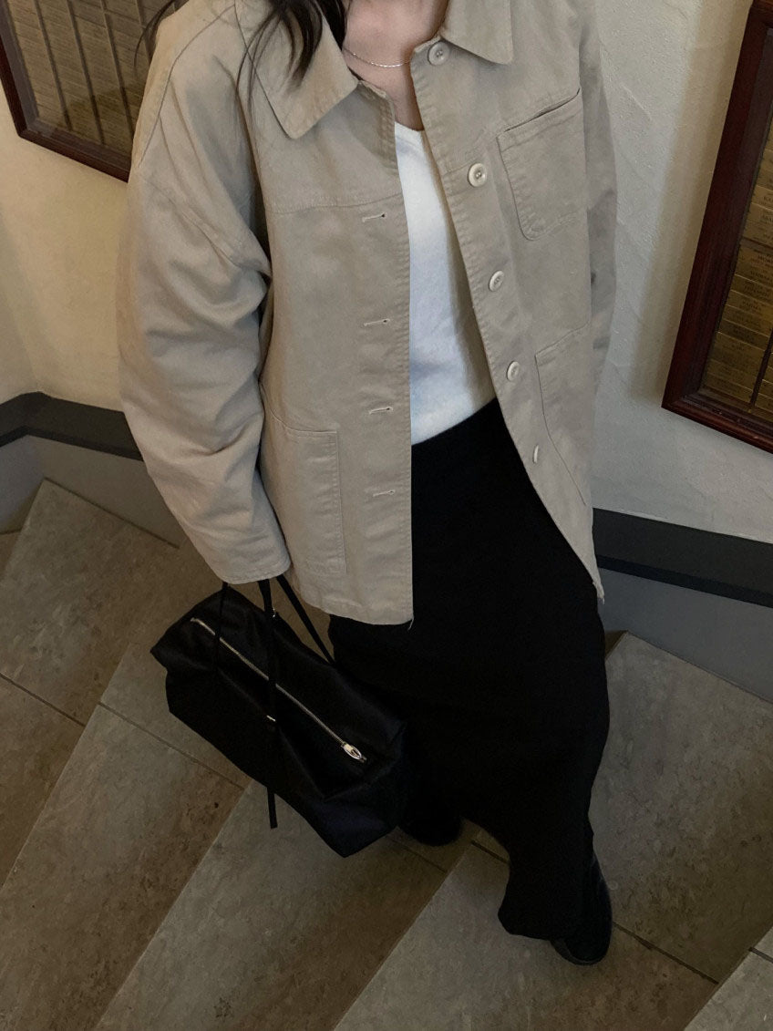 re-work cotton jacket-2col