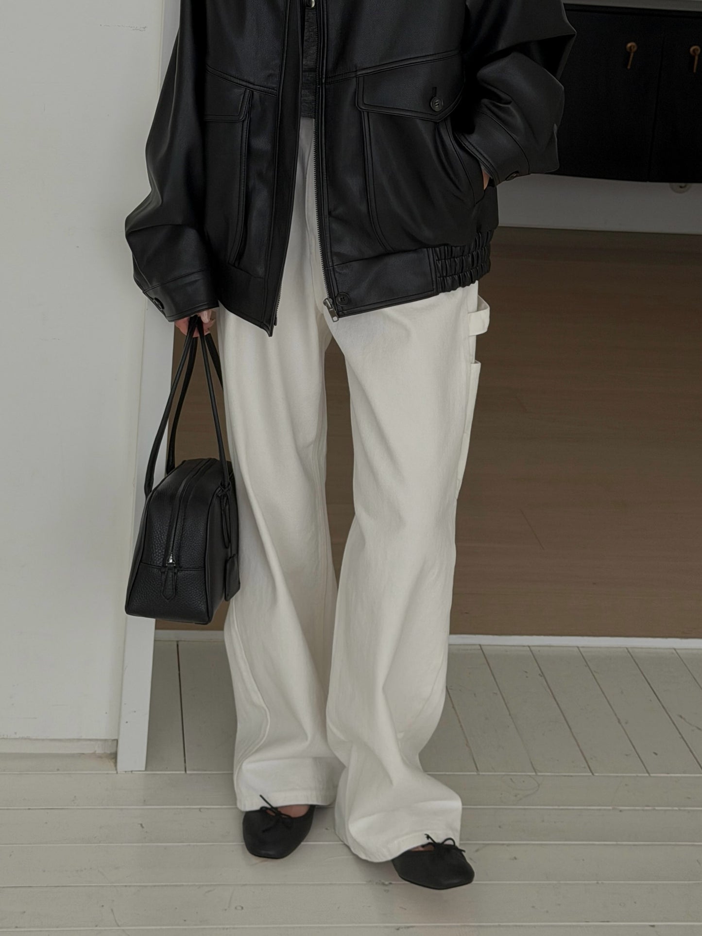 mone leather jacket