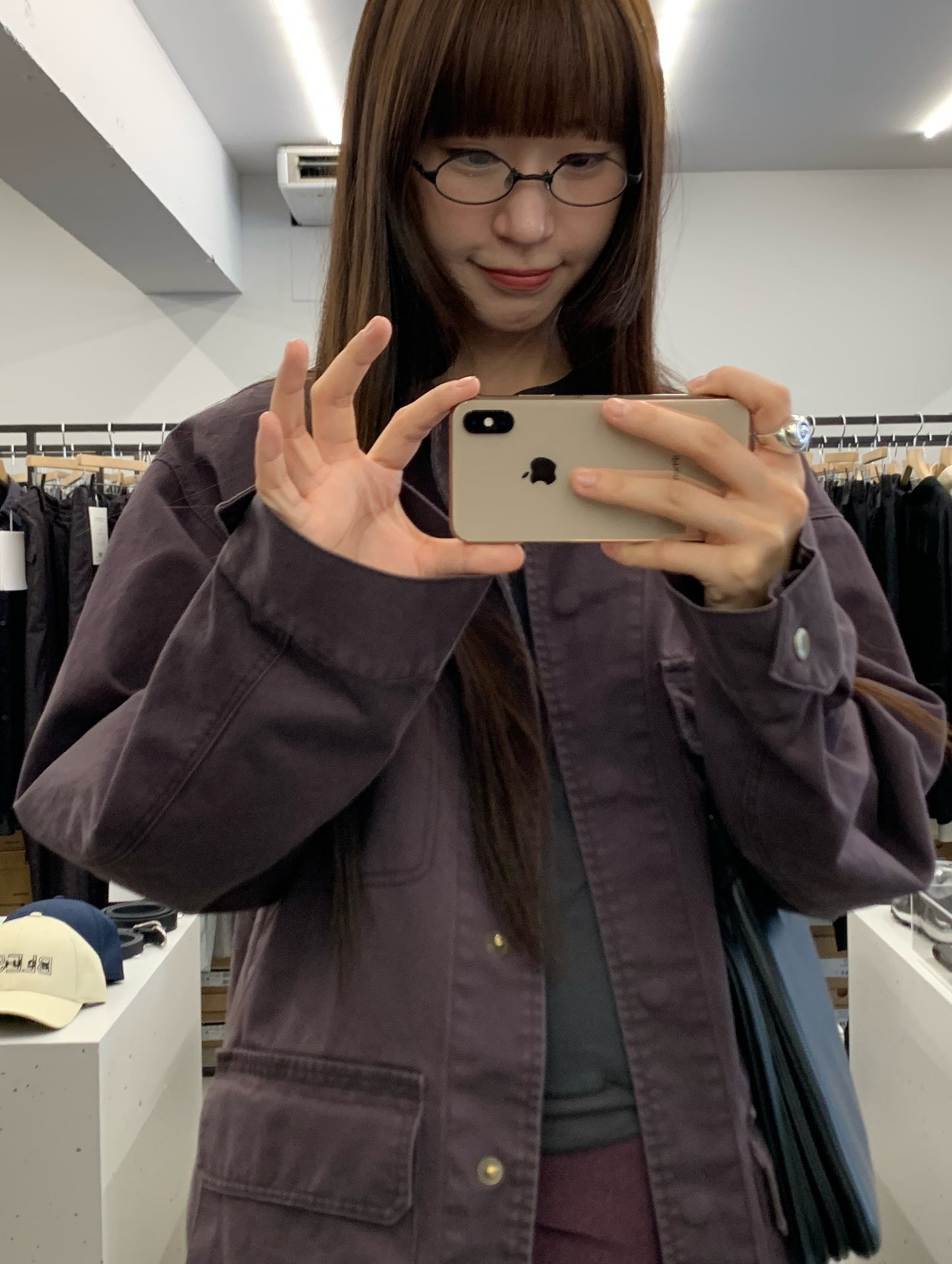 parker cotton pocket jacket-2col