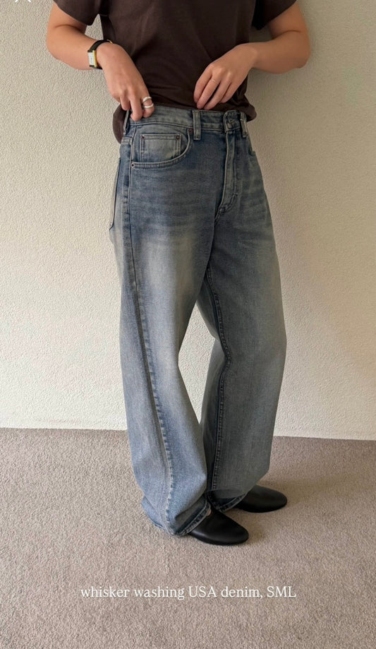 Deondo whisker wash usa denim