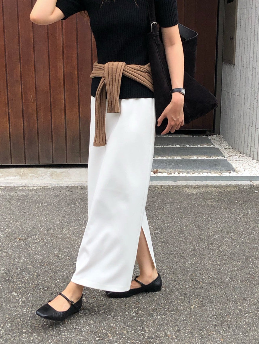 Ove string long skirt-2col