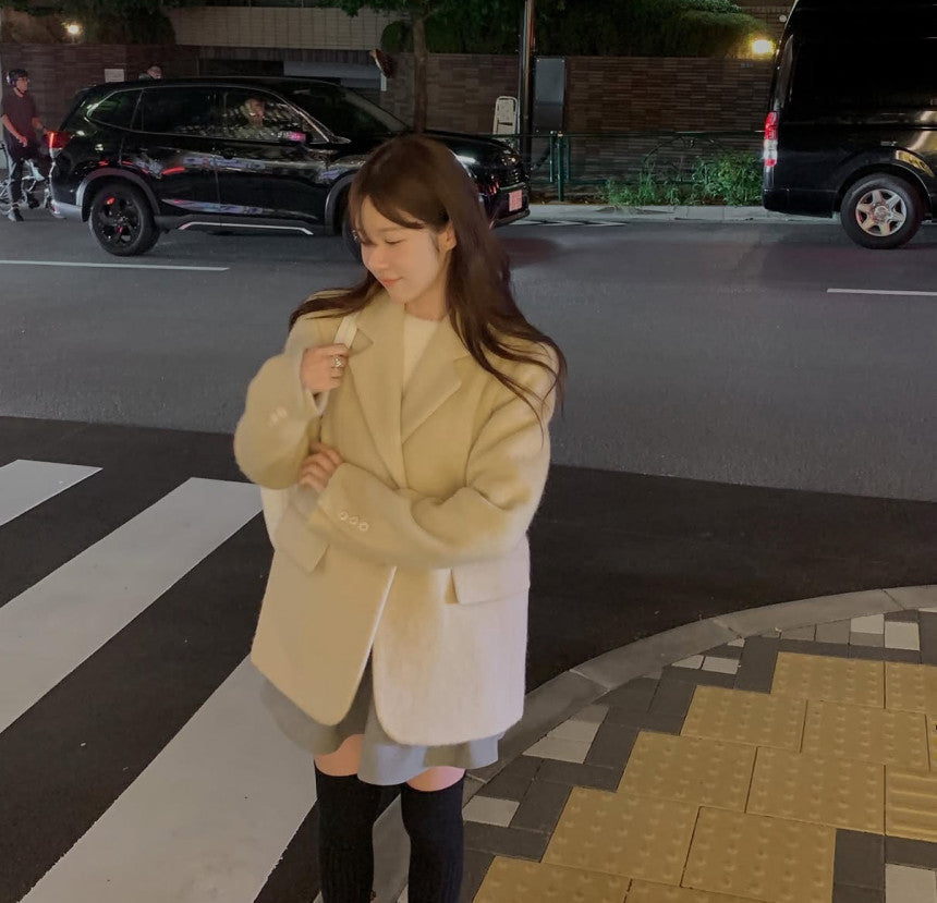 Justin wool jacket-2col