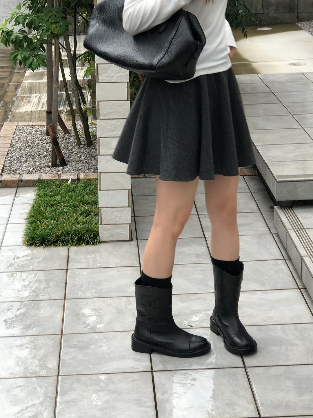 mabel flare mini skirt-2col