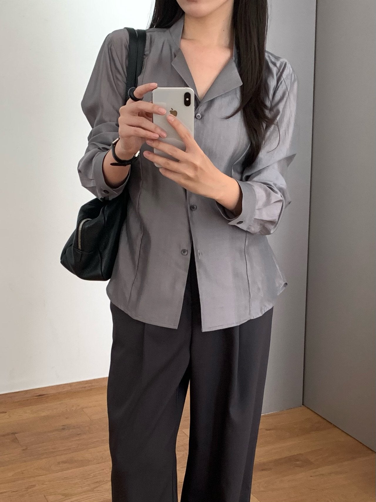 Dear collar blouse-3col
