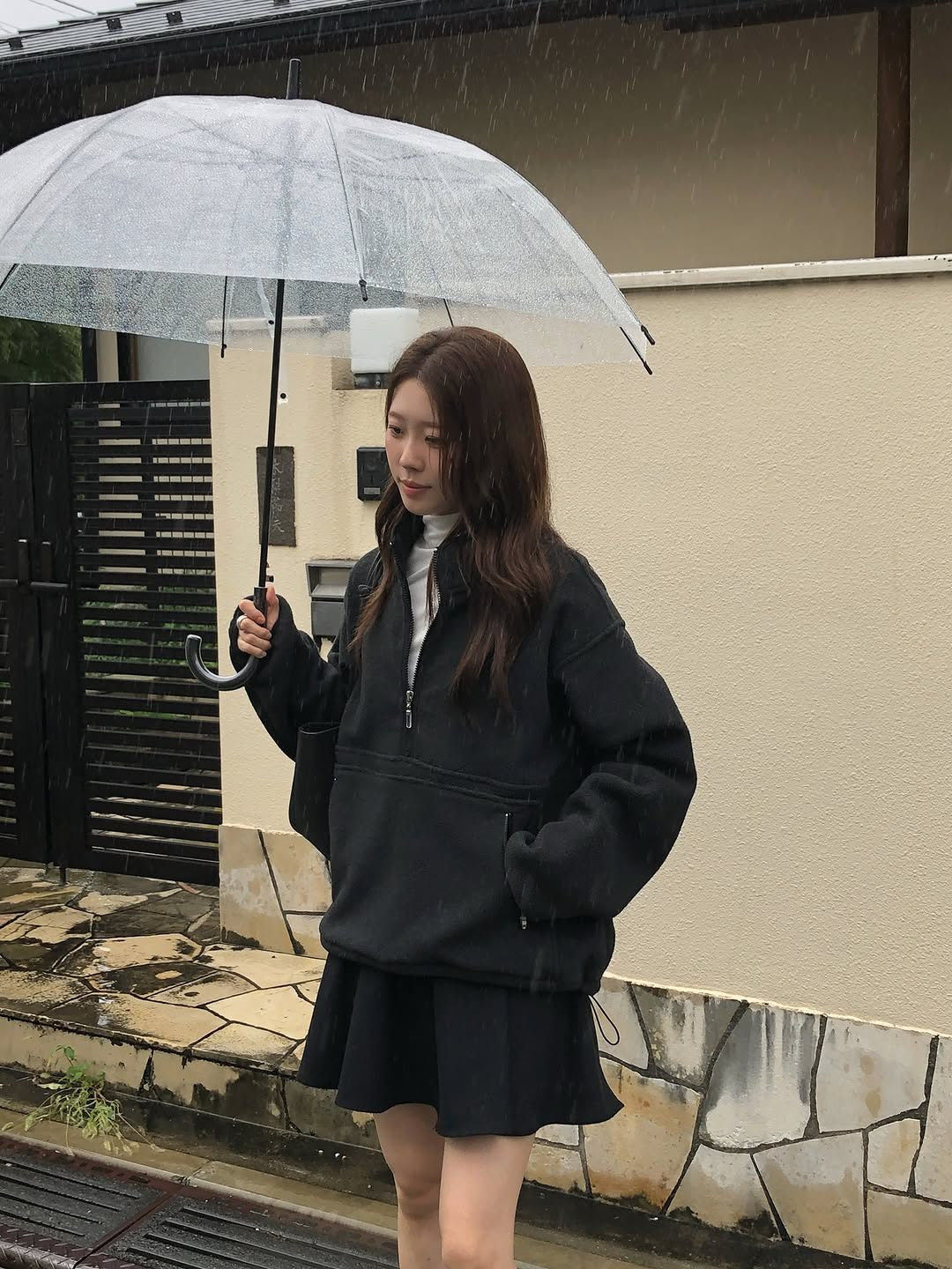 romy half-zip fleece jacket-3col