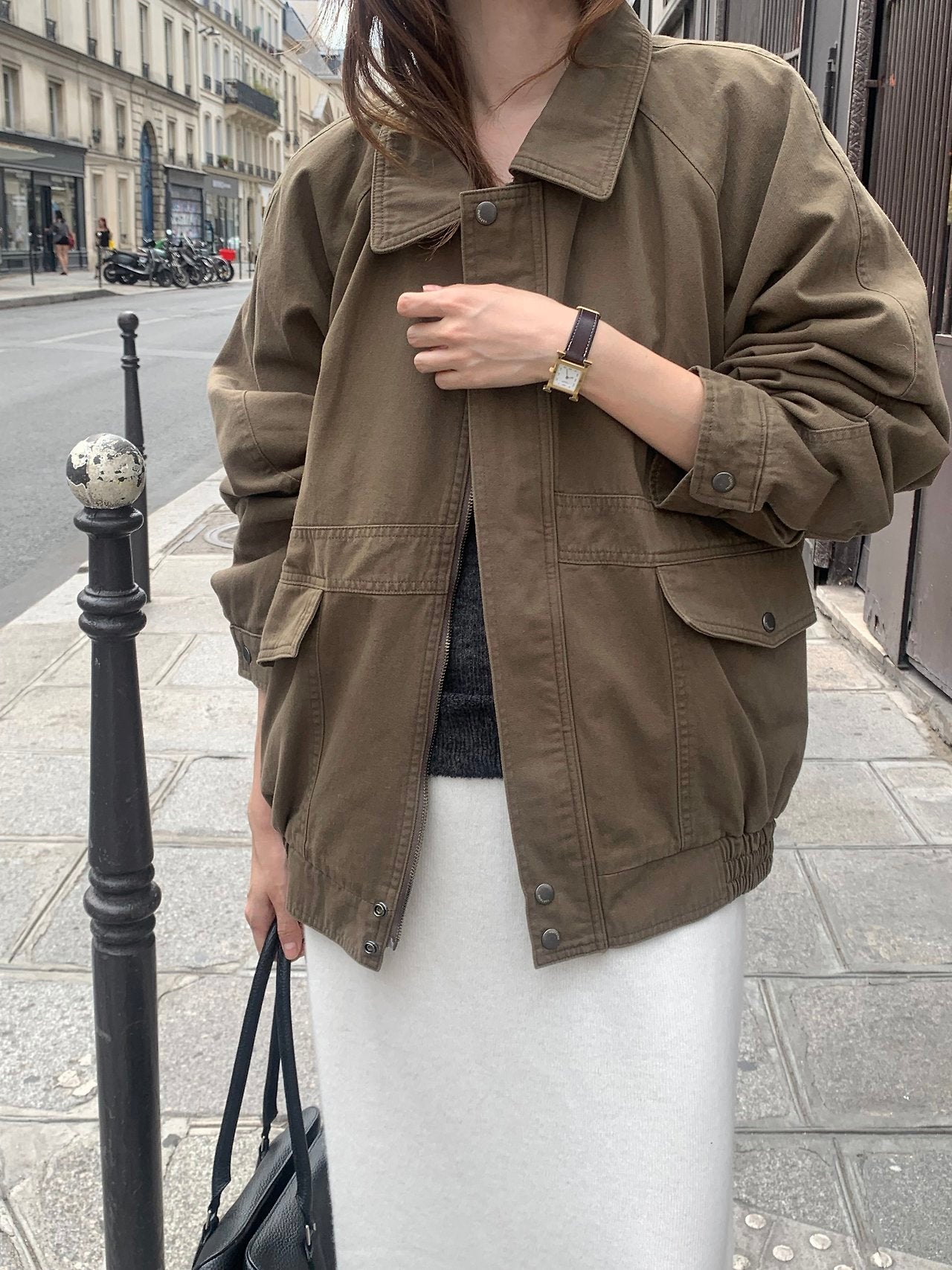 Aven utility washed blouson-2col