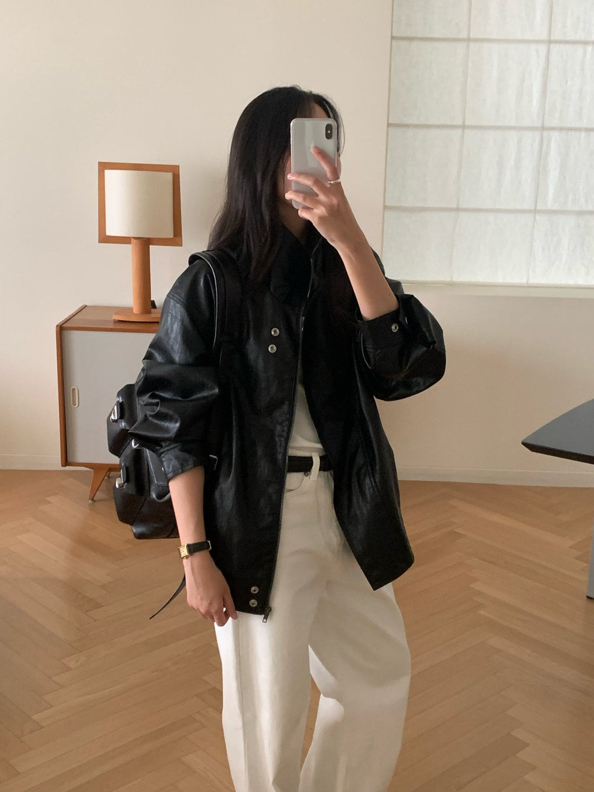 autumn leather jacket