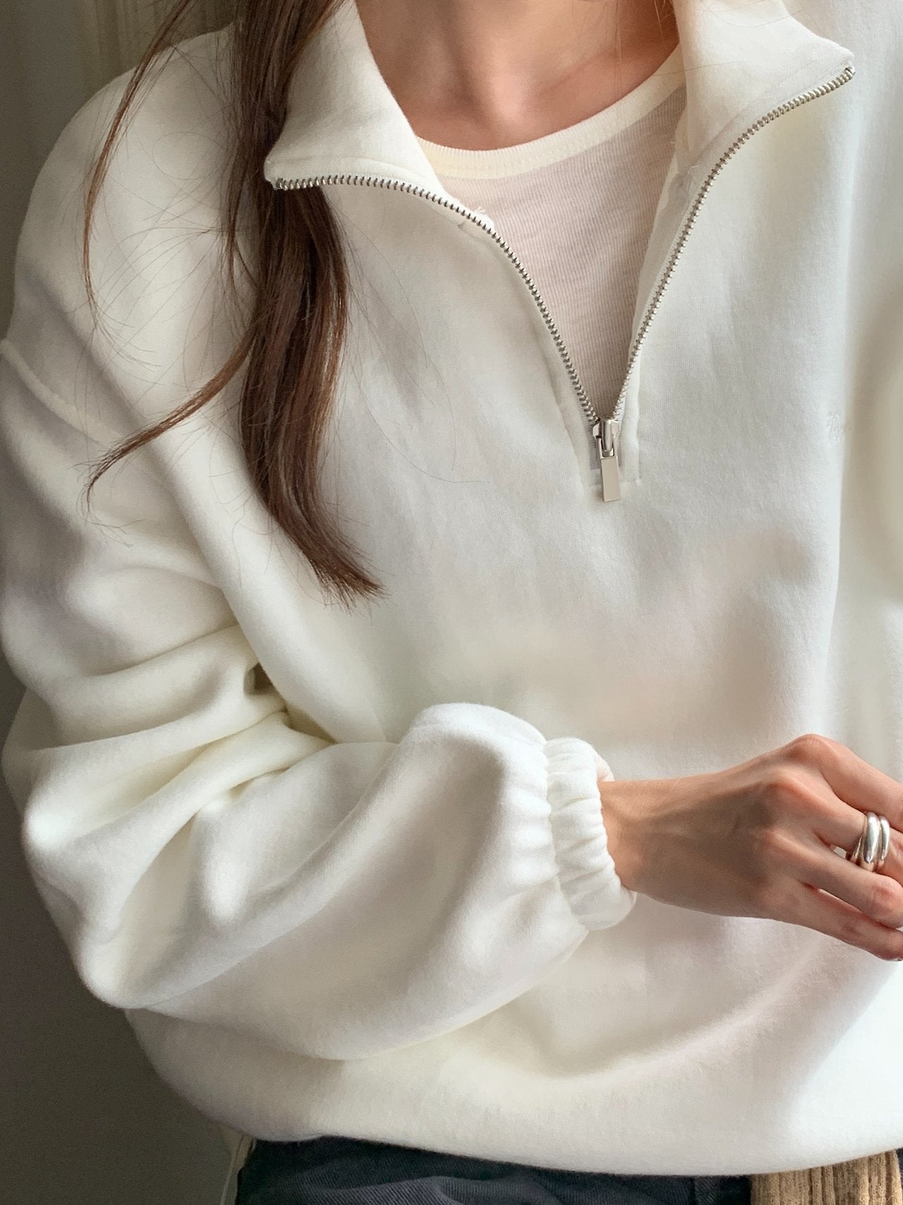 Rocher half zip-up MTM-2col