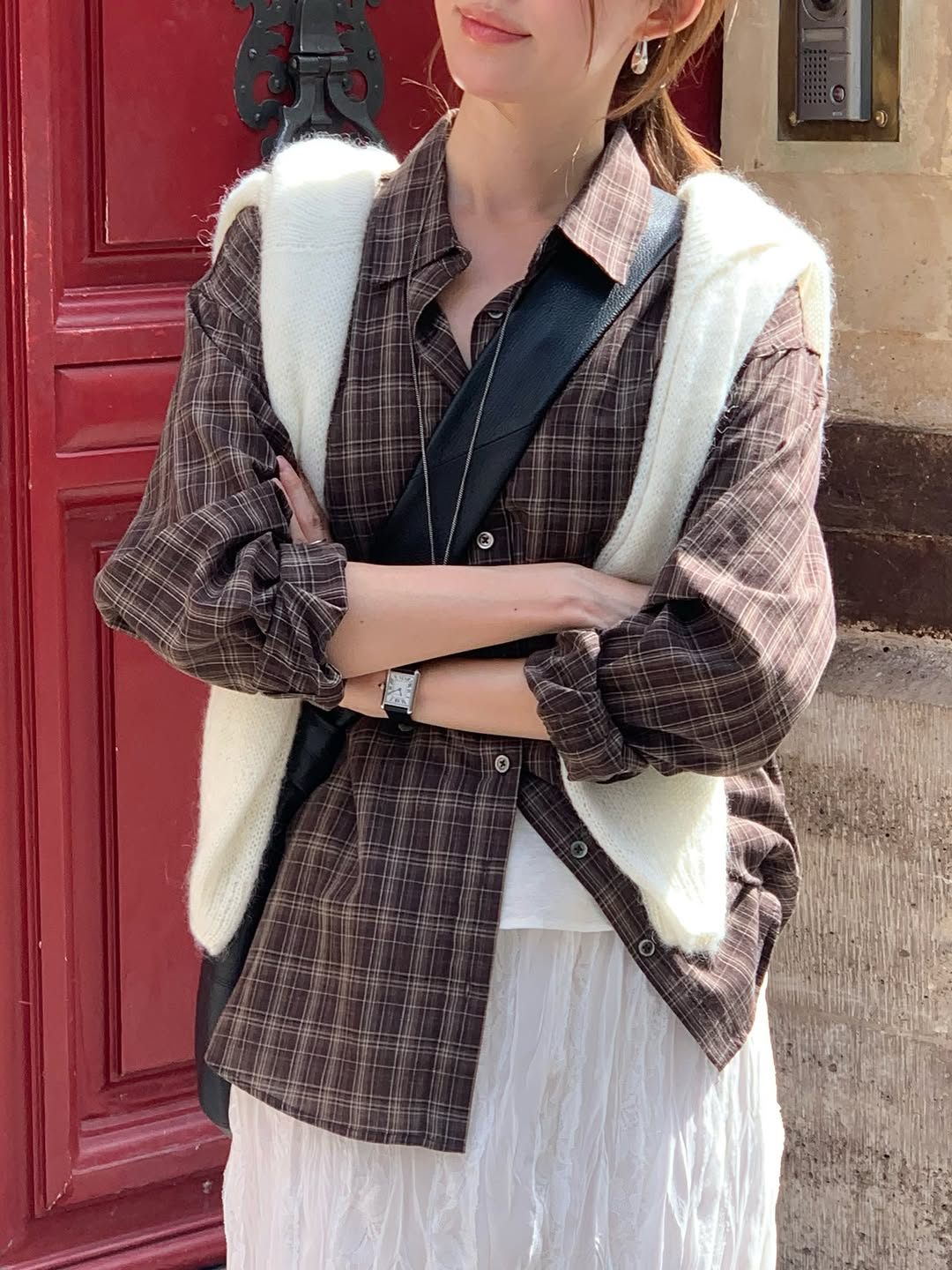 Daphne check shirt