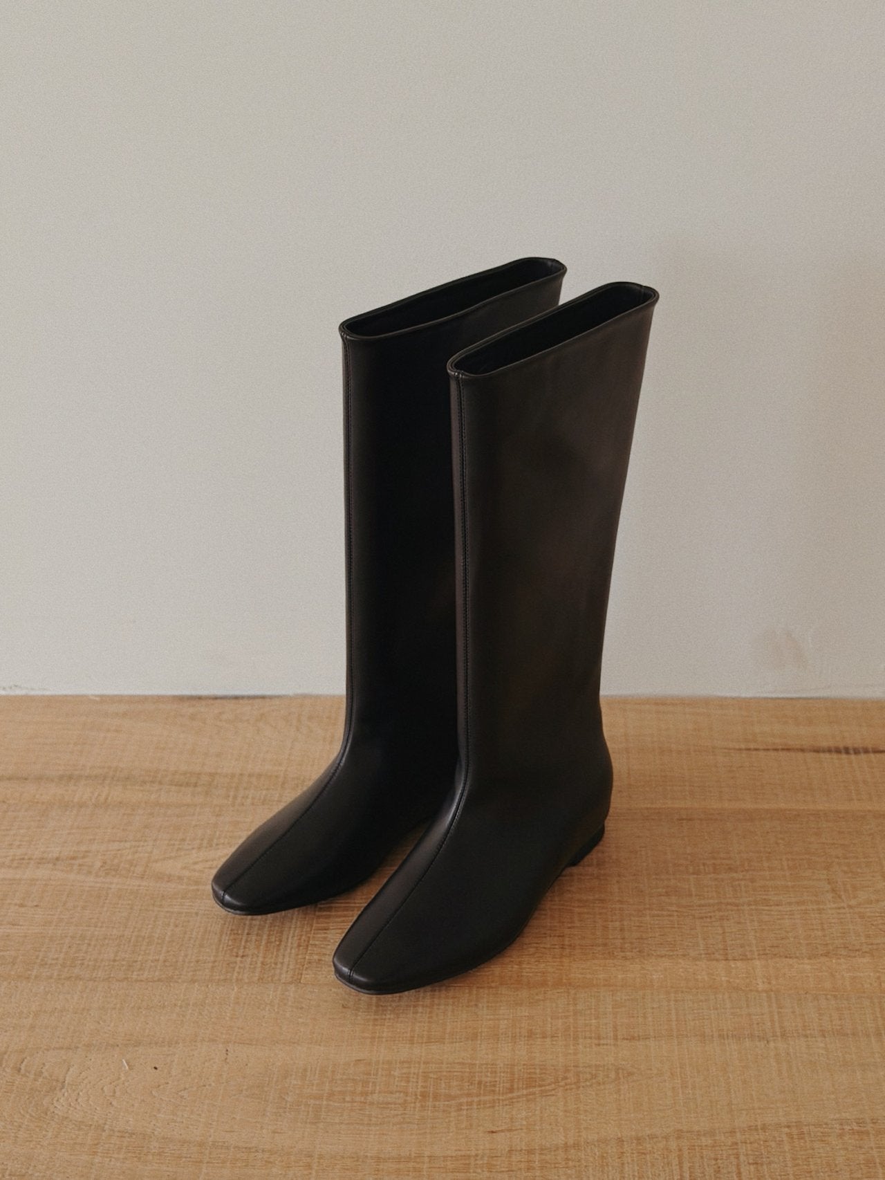 hidden wedge boots.