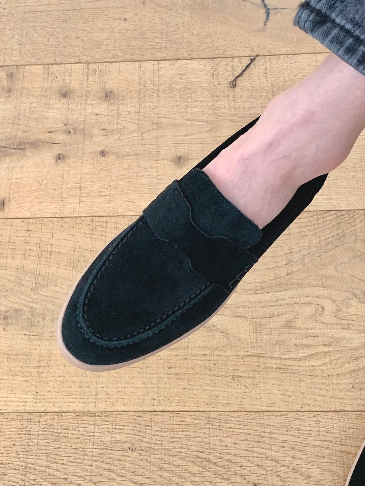 Real leather loafers-3col