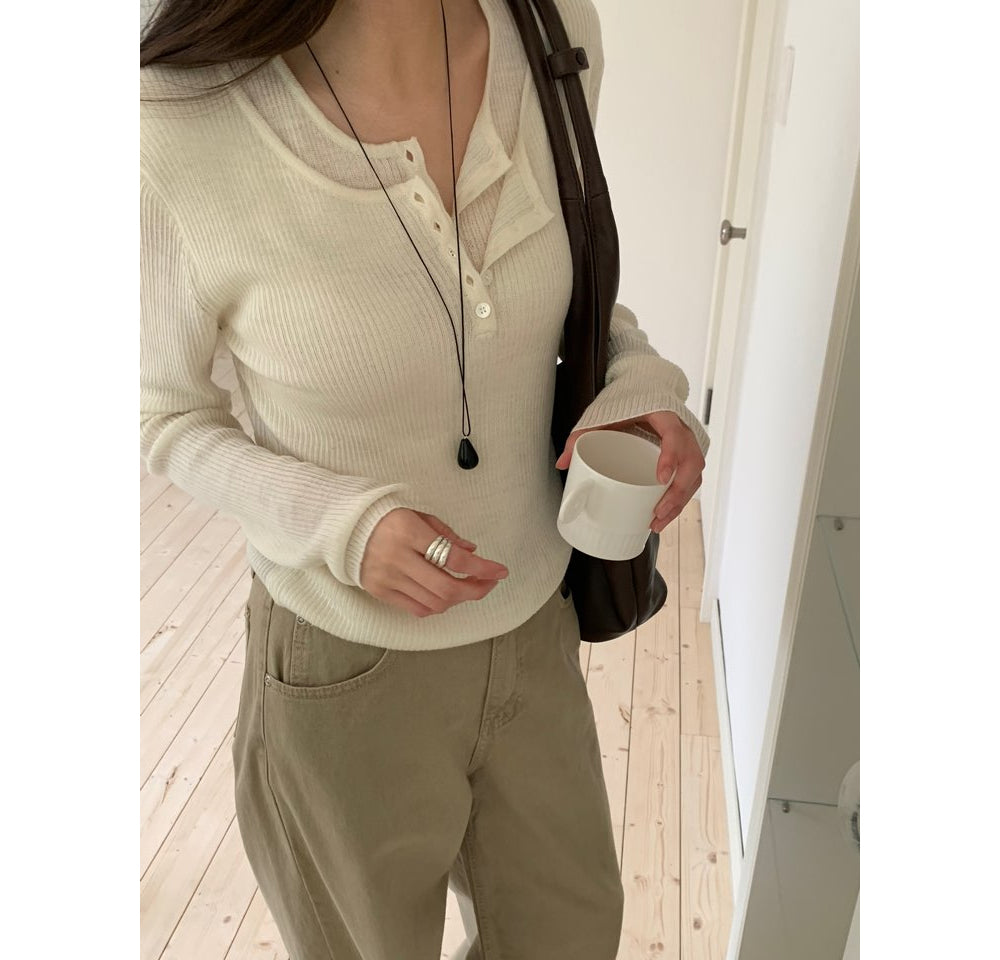 Ain Layered Knit-3col