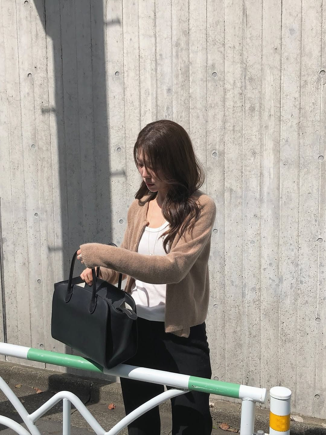 pauline raccoon cardigan-2col