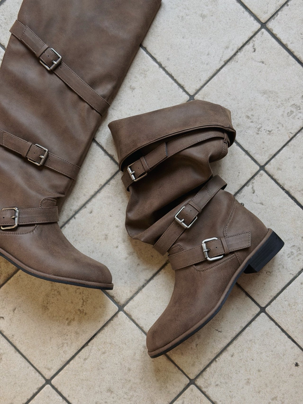 belted slouch boots-2col