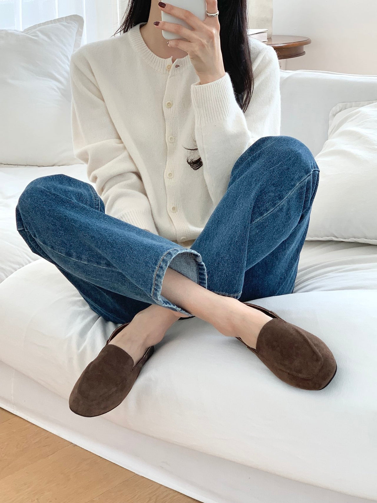 Suede Soft Loafers-4col