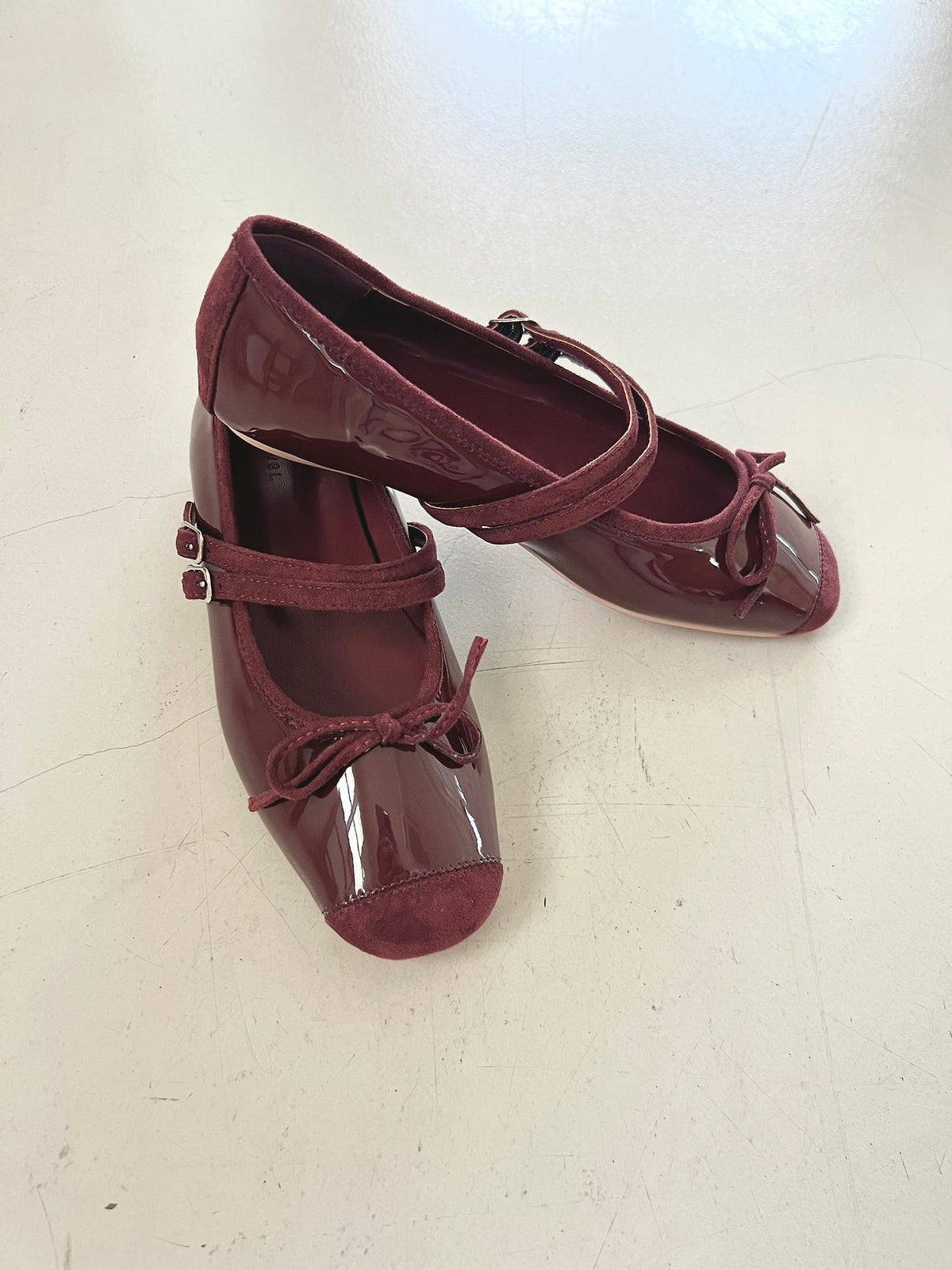 Molded double-strap Mary Jane