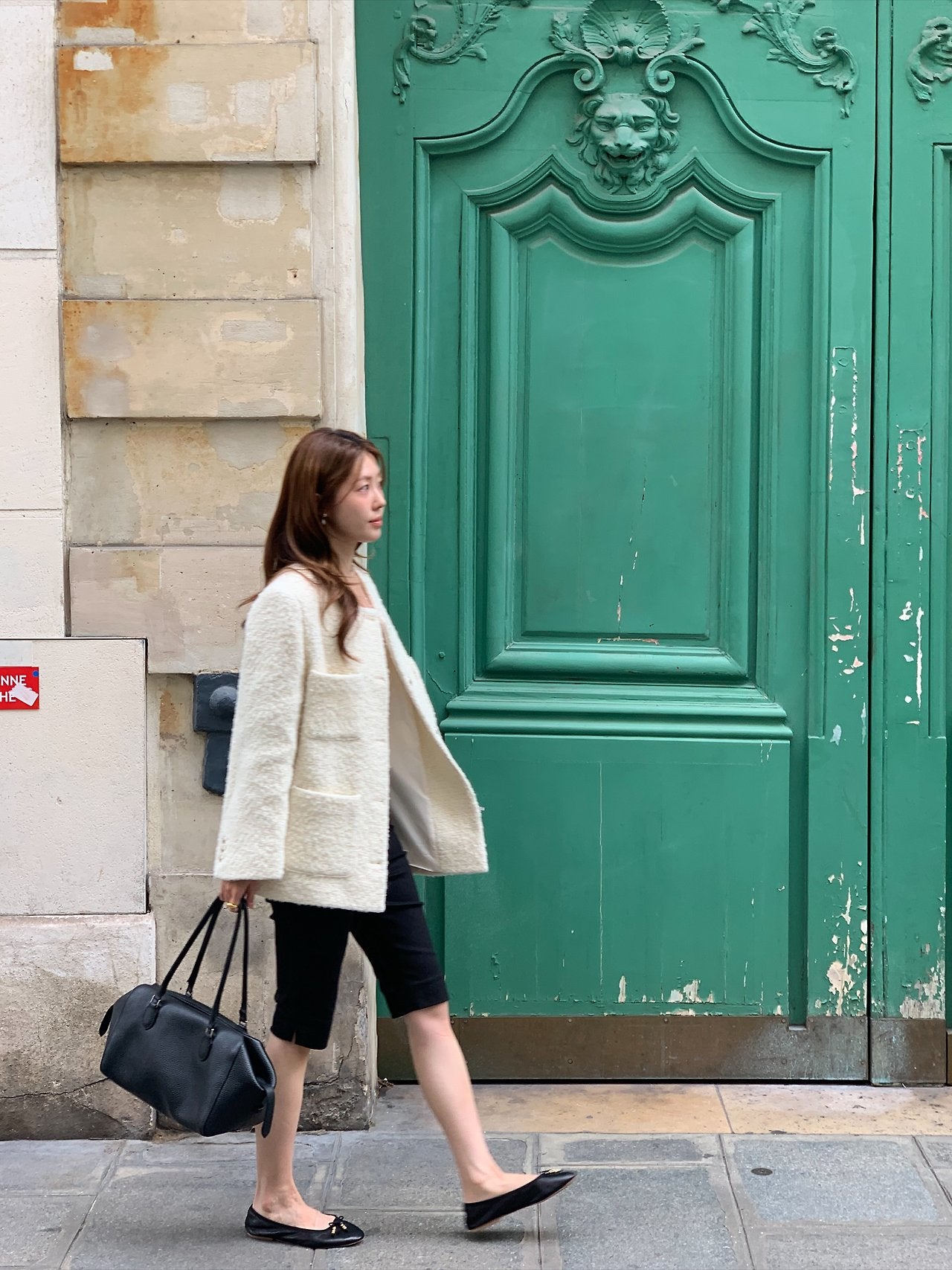 Ellie half tweed jacket-2col