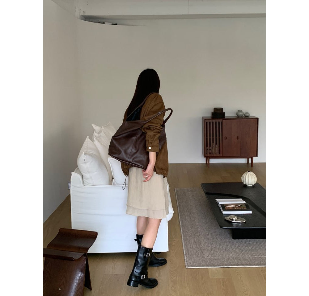 Mented Suede Jacket-2col