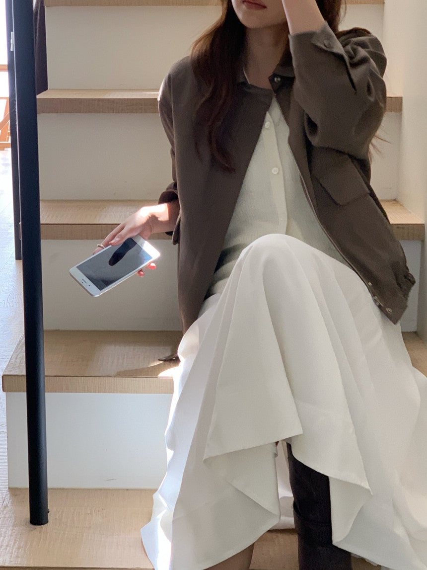 Fizt lyocell blouson-3col