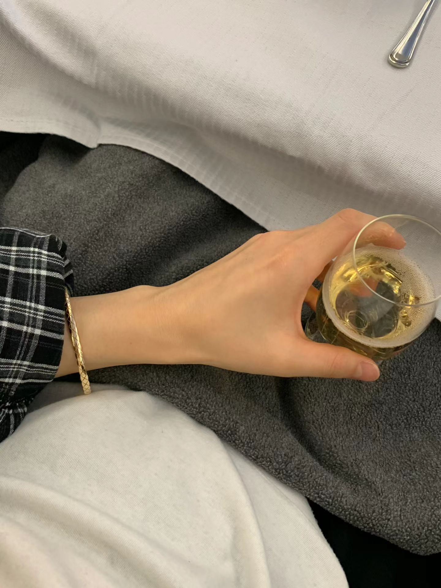 Ounce liden check shirt-2col