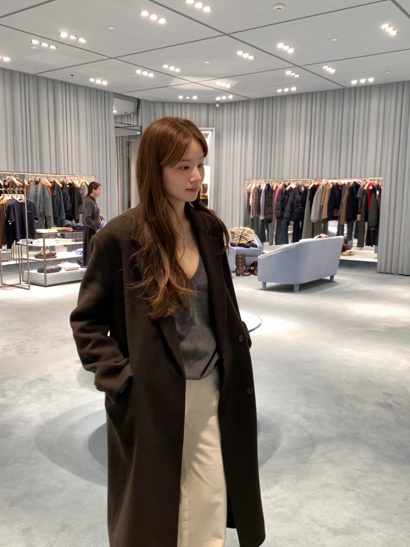 Ounce handmade tate cashmere coat-3col