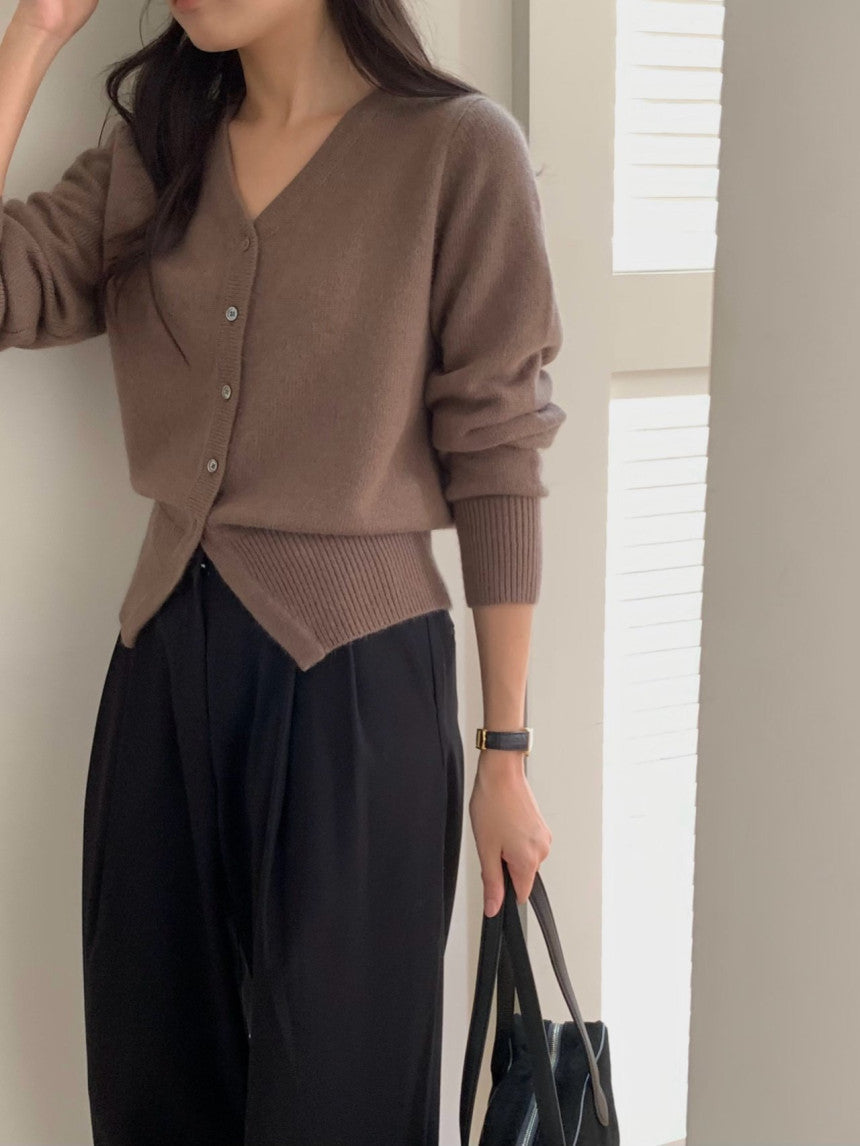 Raccoon cardigan-4col